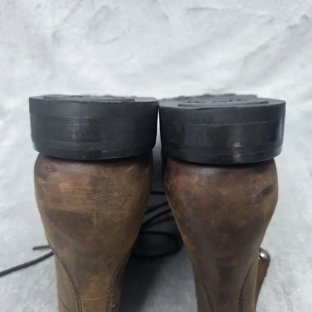 Thursday Boot Co. Captain Burnt Copper Leather Lace-Up Boots Men's Size 12 Wide